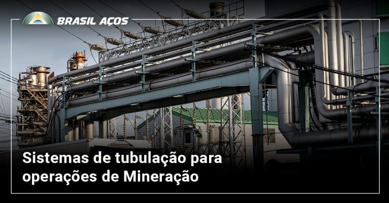 tubulação para operações de Mineração
