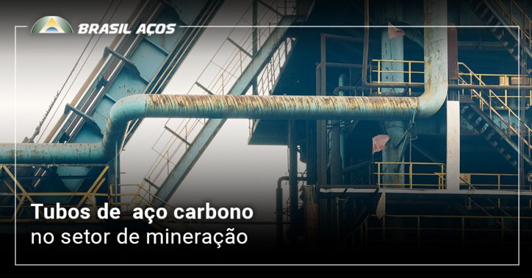 Tubos de aço carbono no setor de mineração