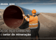 Tubos de aço carbono para o setor de mineração