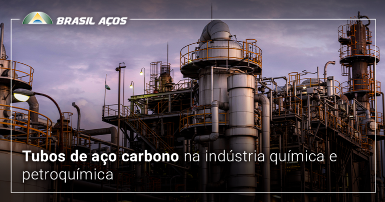 Tubos de aço carbono na indústria química e petroquímica