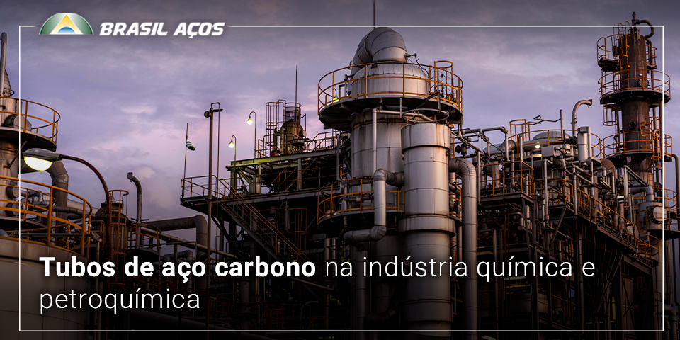 Tubos de aço carbono na indústria química e petroquímica