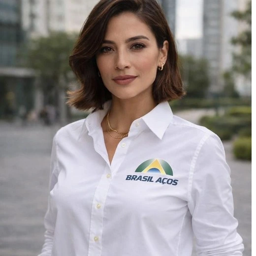 Diana, assistente comercial da Brasil Aços