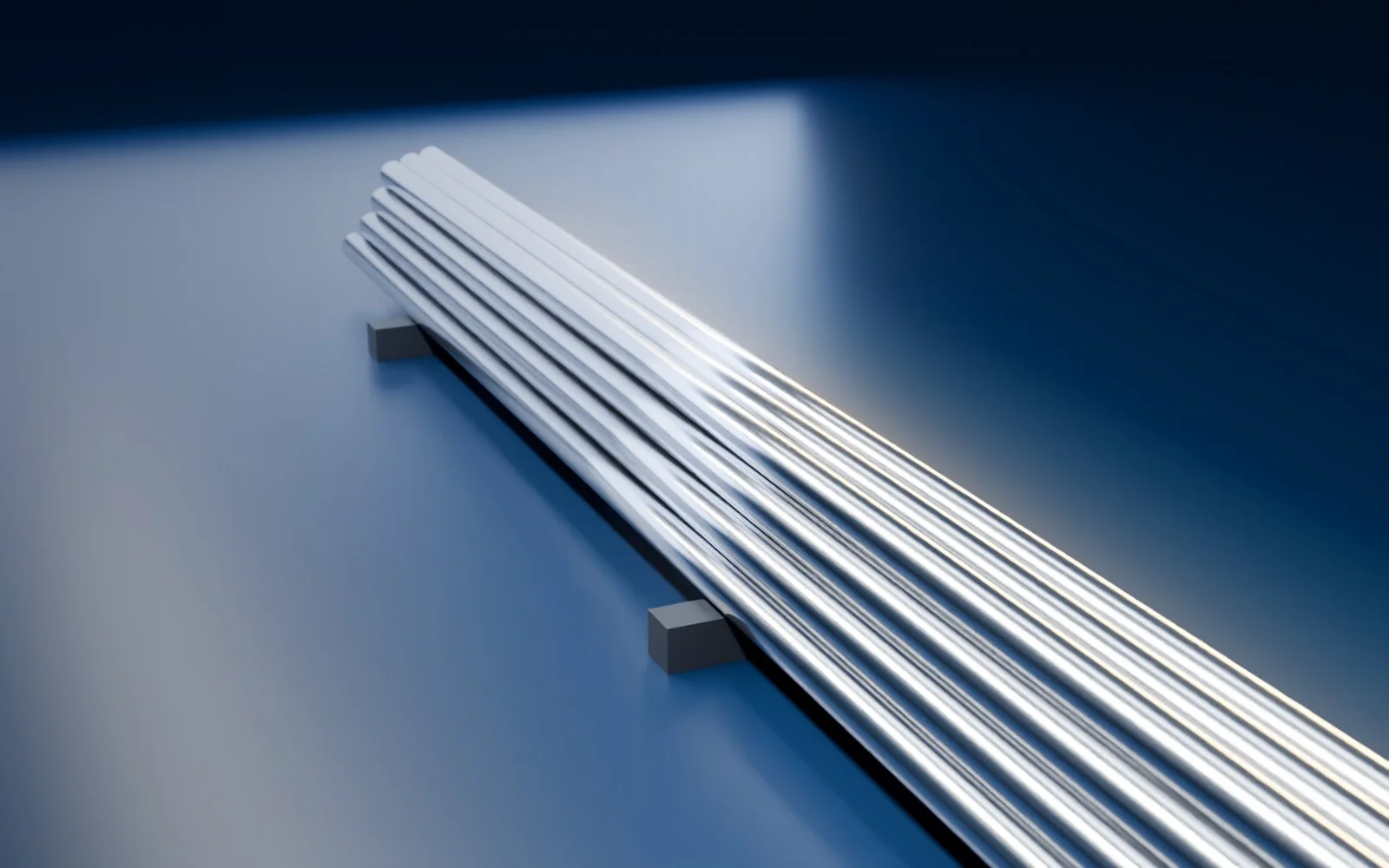 Feixe de tubos de aço inox com costura